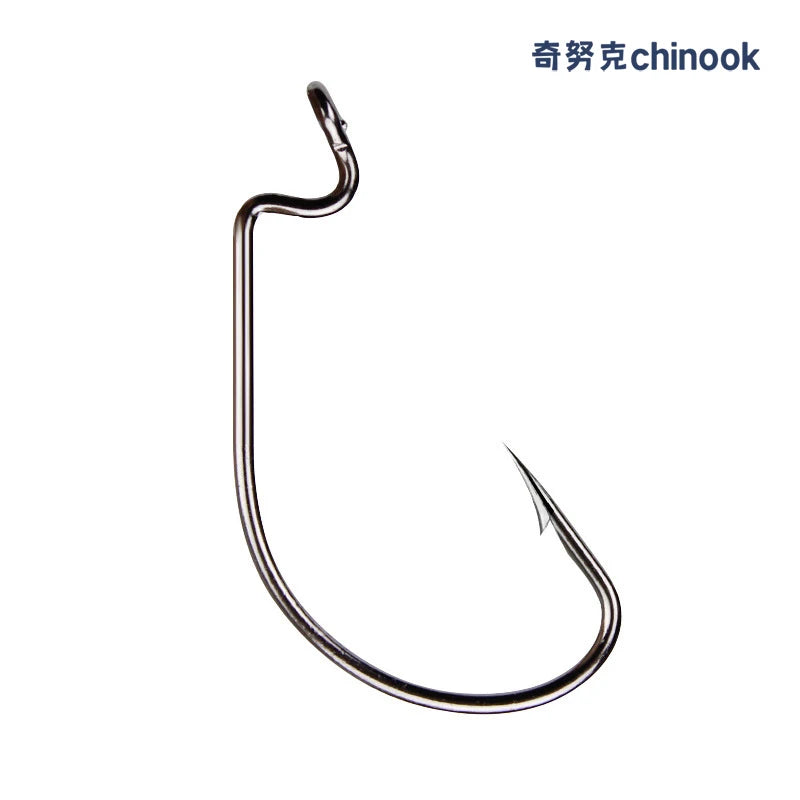 Wide worm hook Carbon Steel Offset