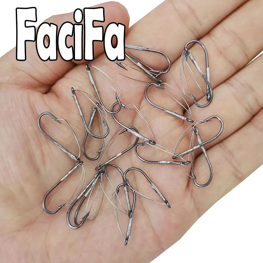 20pcs Weedless Barbed Fishing Hook