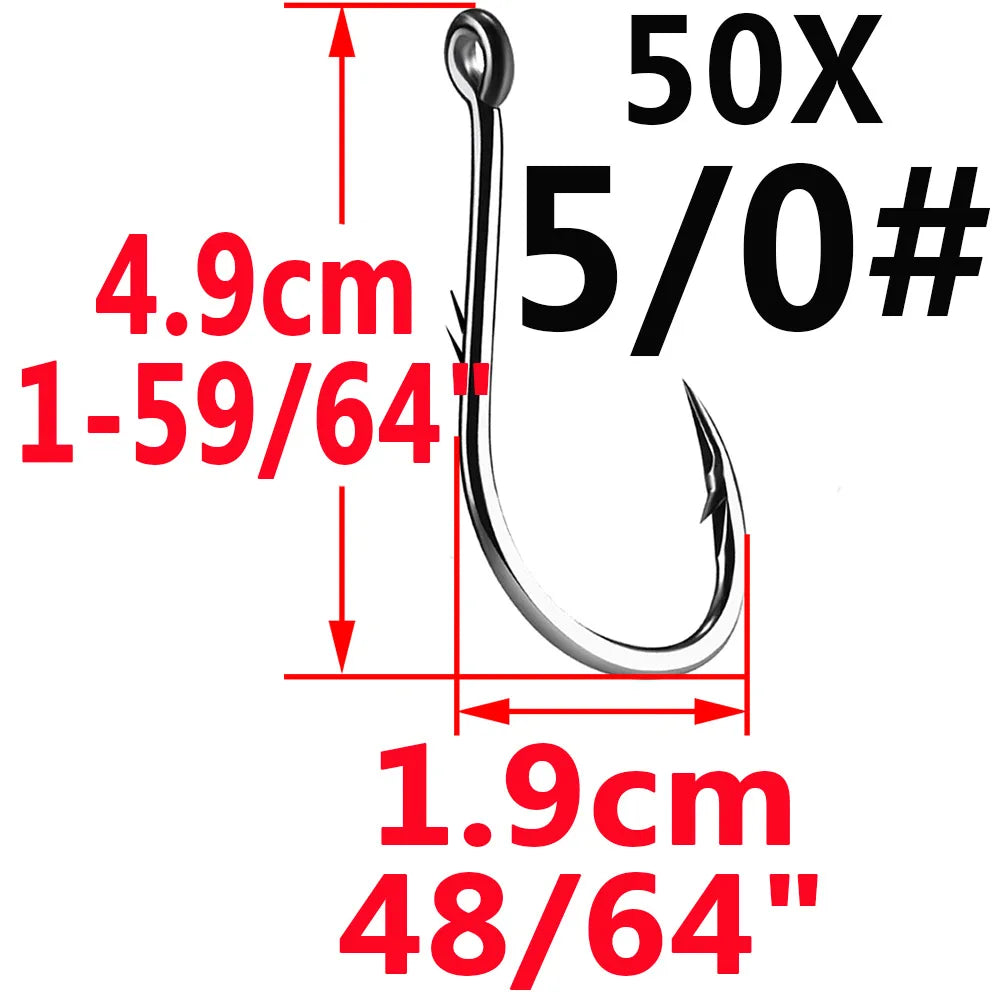 Circle Carp Eyed Fishing Hook