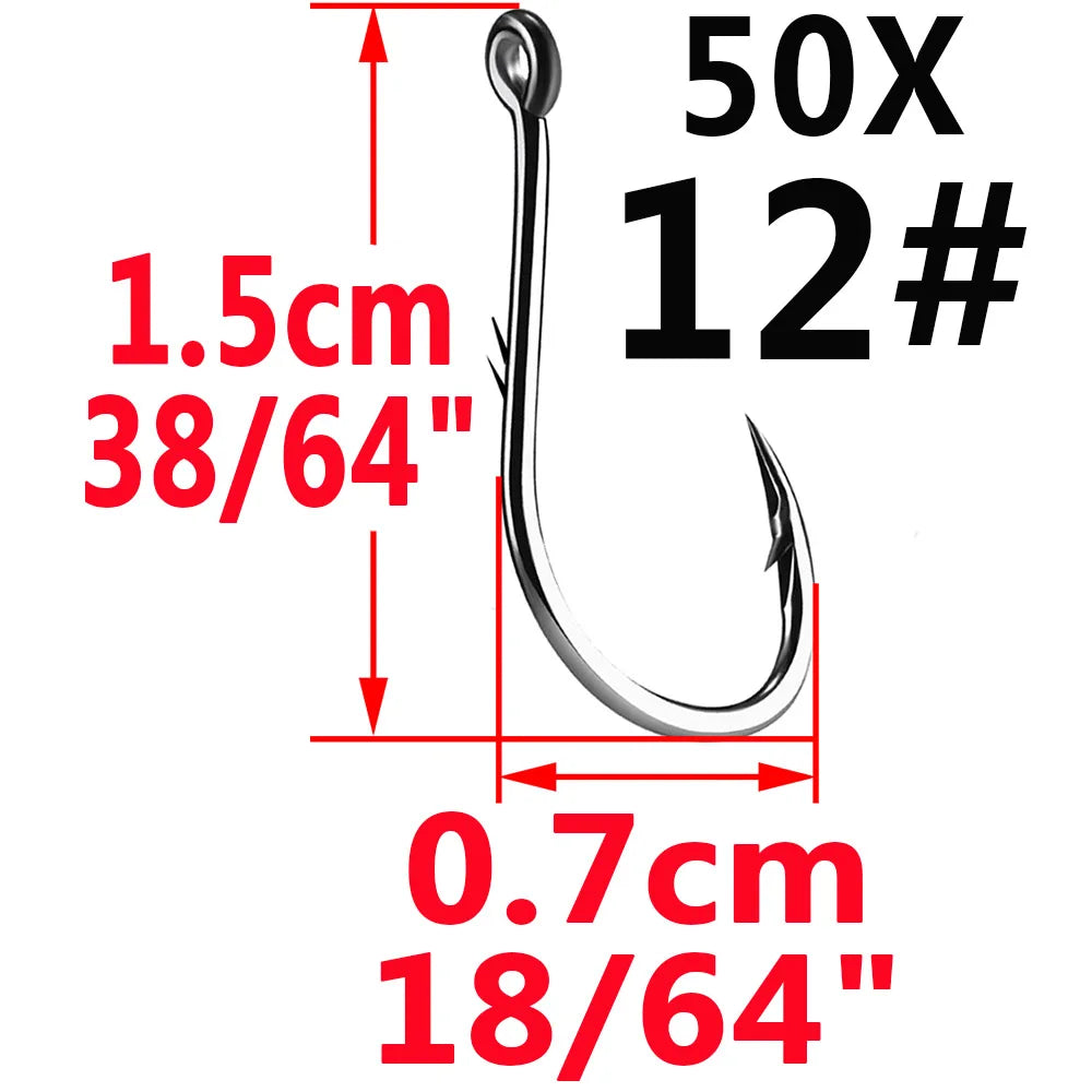 Circle Carp Eyed Fishing Hook