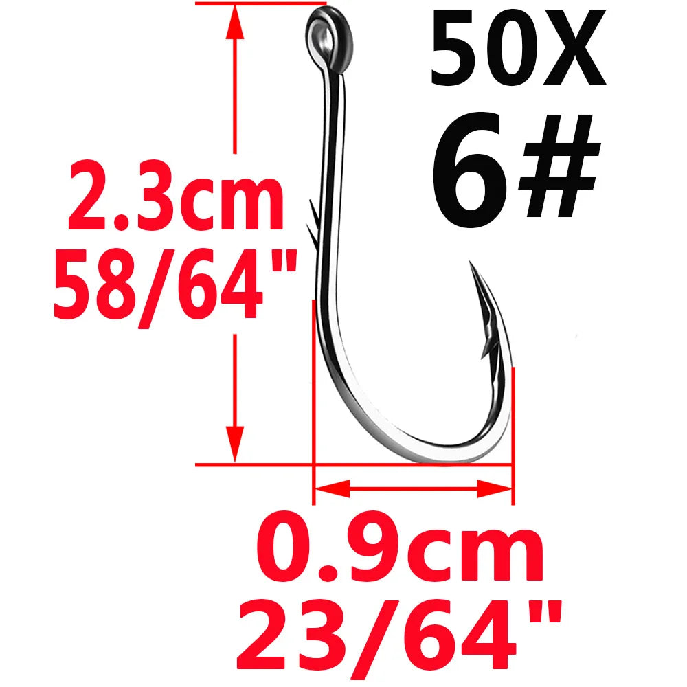 Circle Carp Eyed Fishing Hook