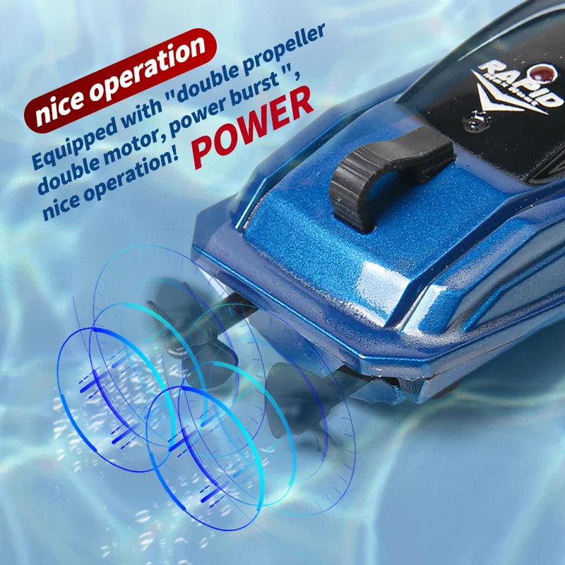 Mini RC Boat with LED Light