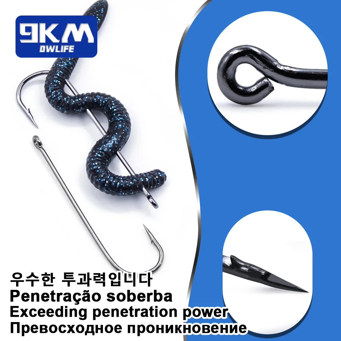 Fishing Hooks Long Shank