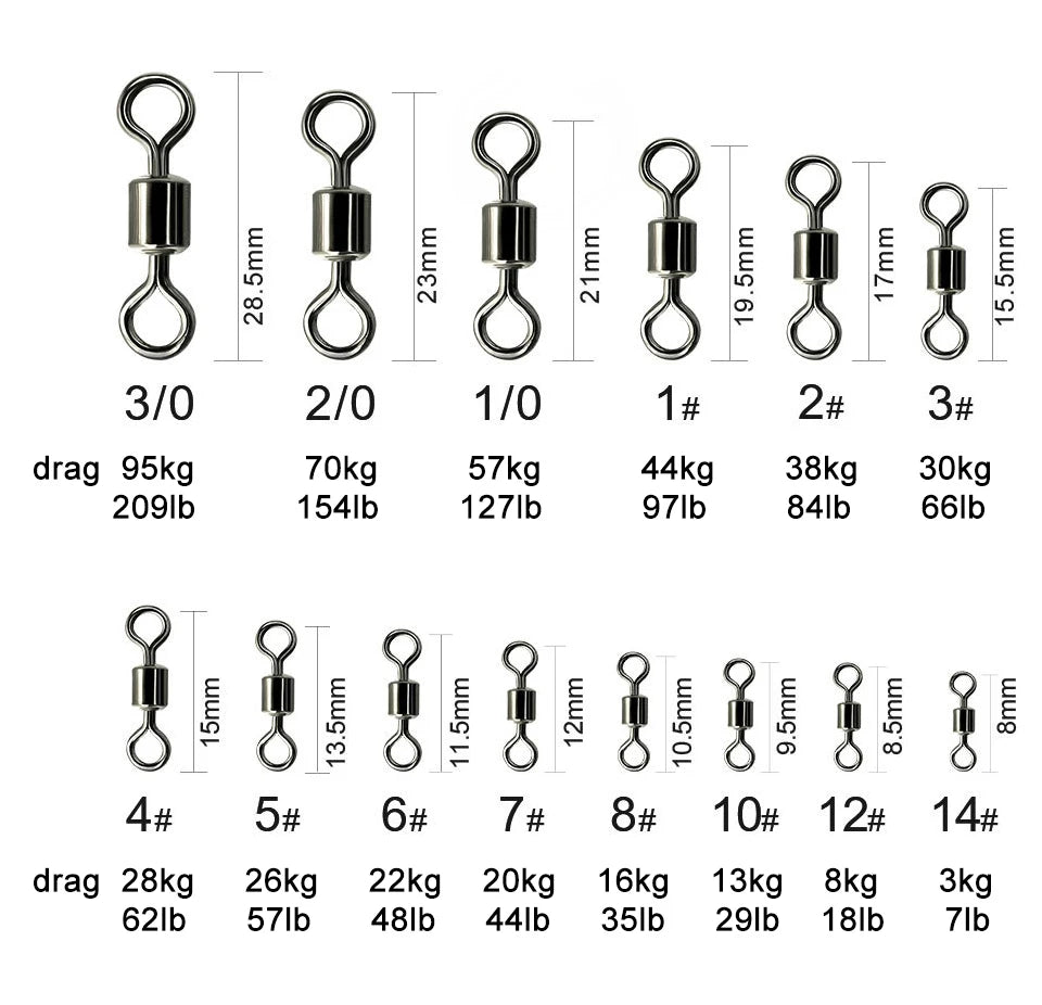 Swivel Fishing Hook Line