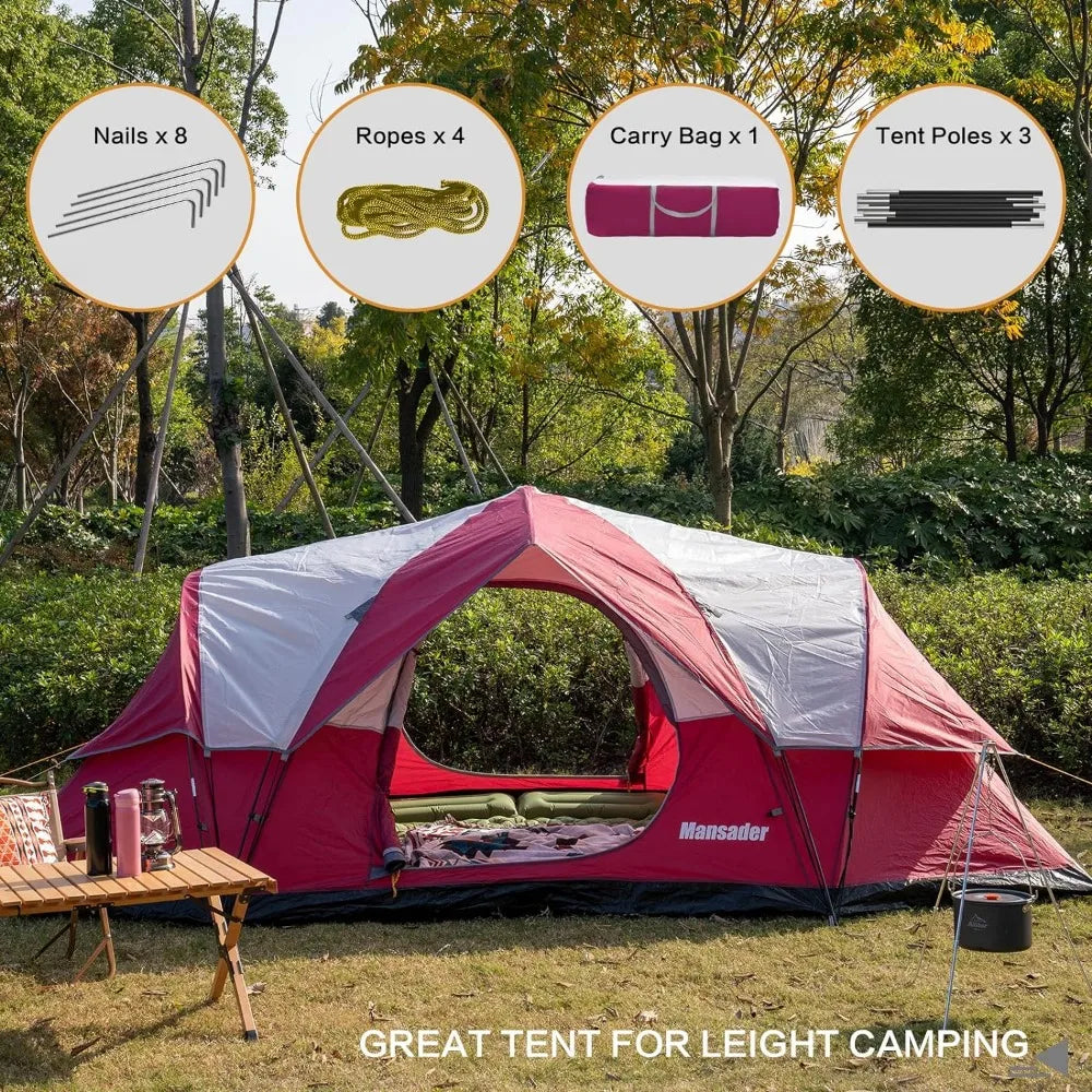 6 Person Family Camping Tent