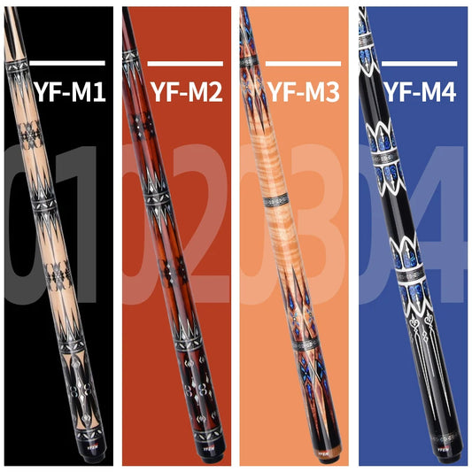 YFEN Carbon Fiber Pool Cue Stick 11.5mm/12.5mm Professional Billiard Cue with Extension