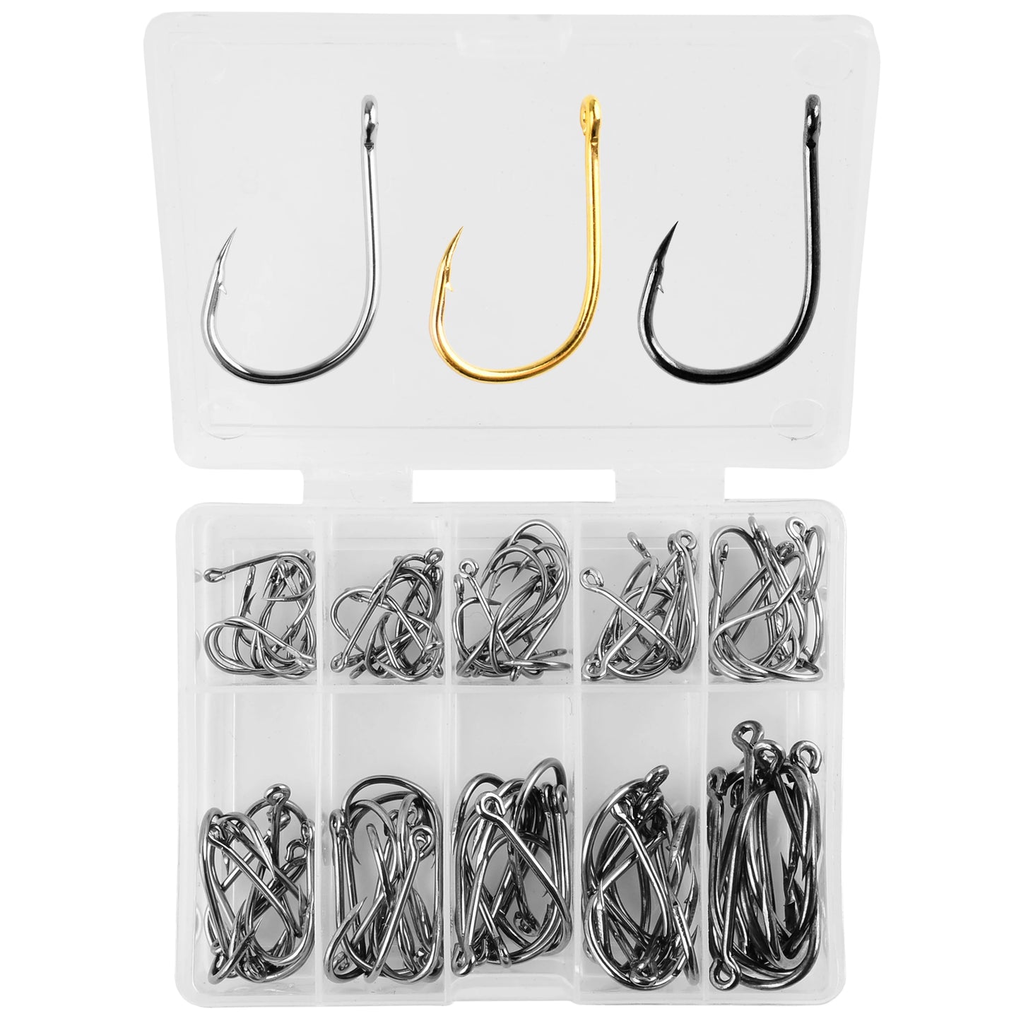 Fishing Hooks Set Carbon Steel