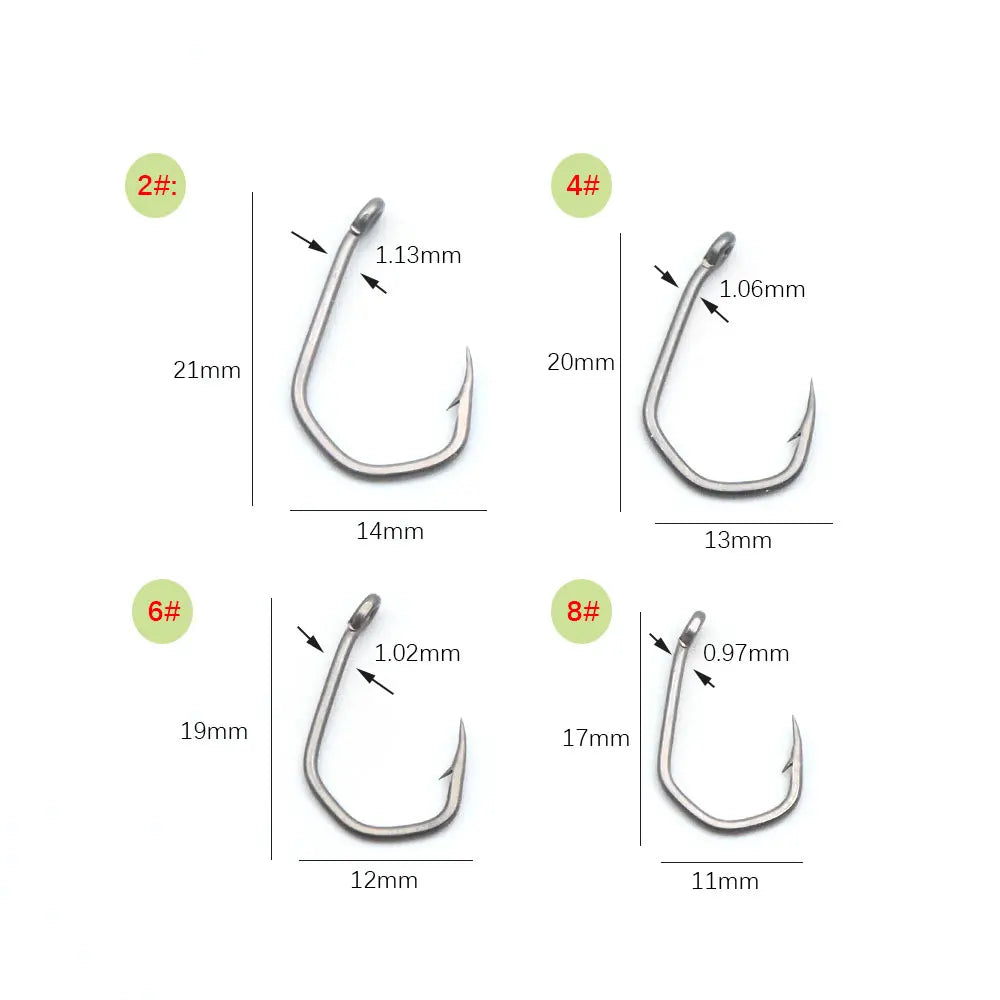 Carp Fishing Hooks With Barbed Rigging Claw Hook