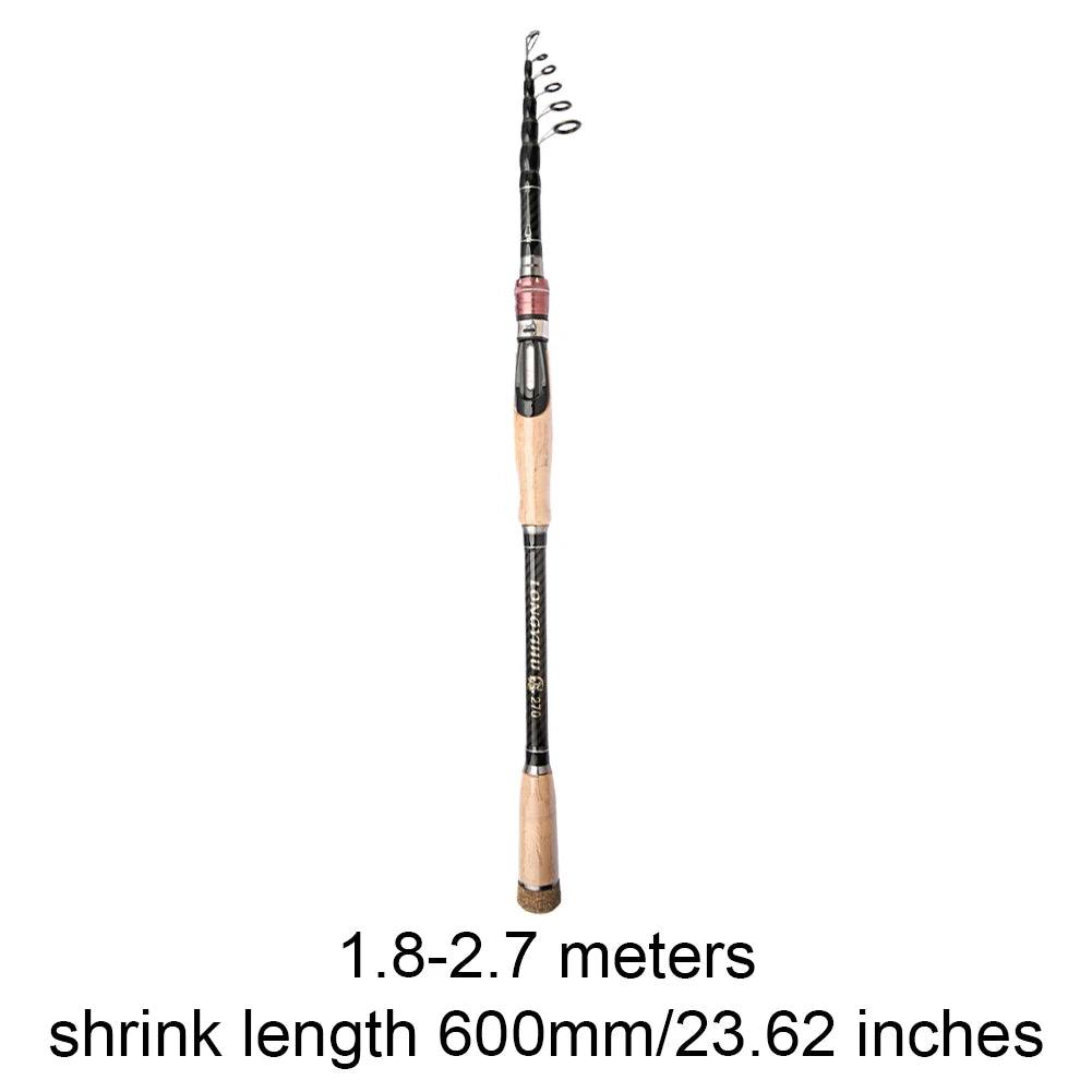 Telescopic Fishing Rod Carbon Fiber