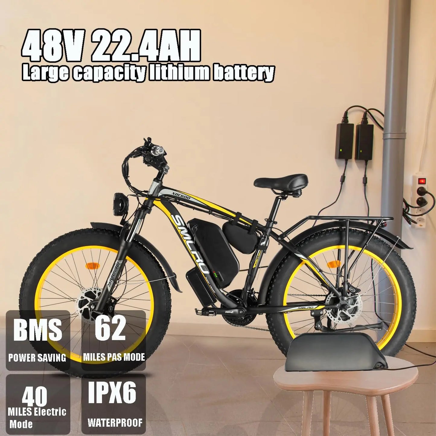 2000W Double Motor Powerful Electric Bicycle