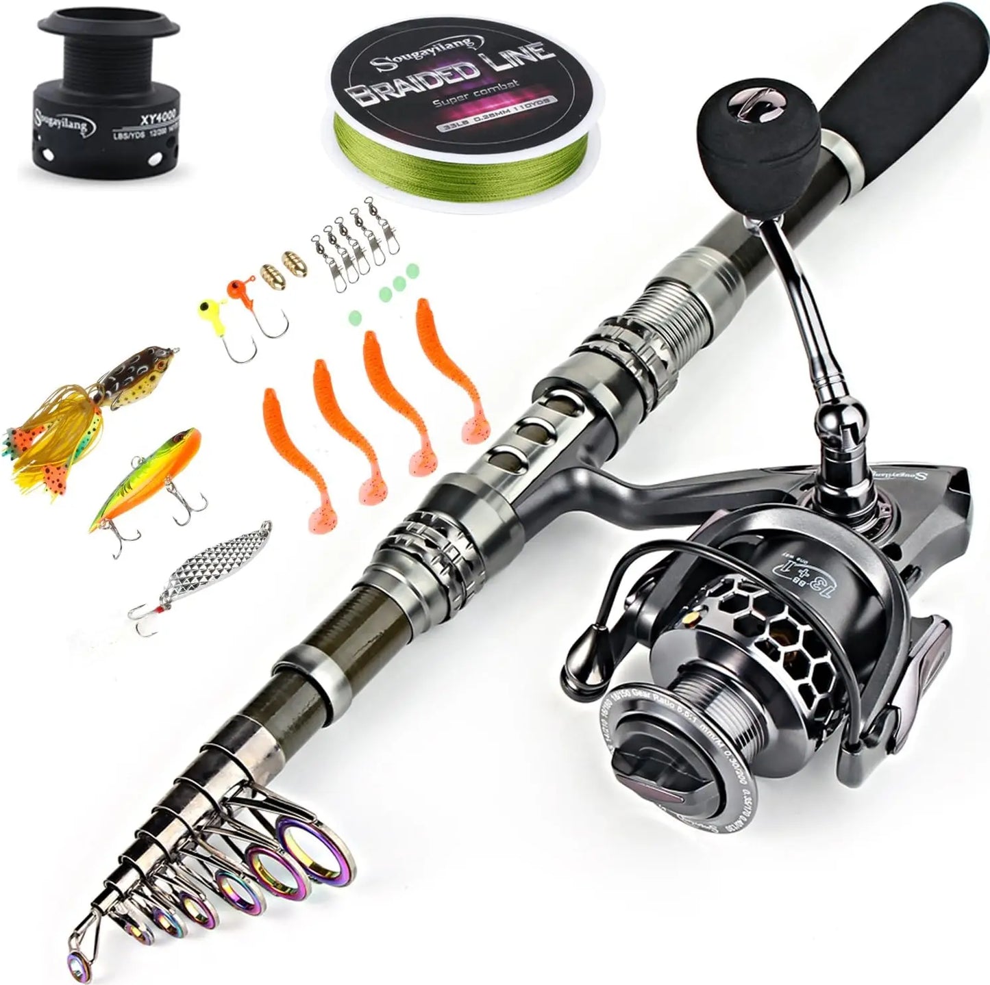 Fishing Rod Combos with Telescopic Pole