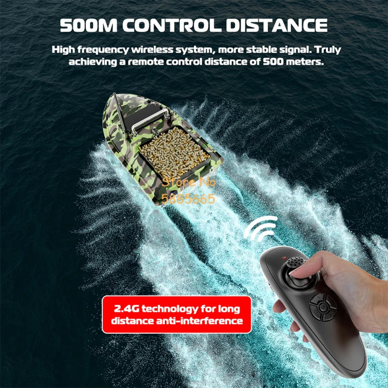 Large Waterproof Smart Electric RC Bait Boat