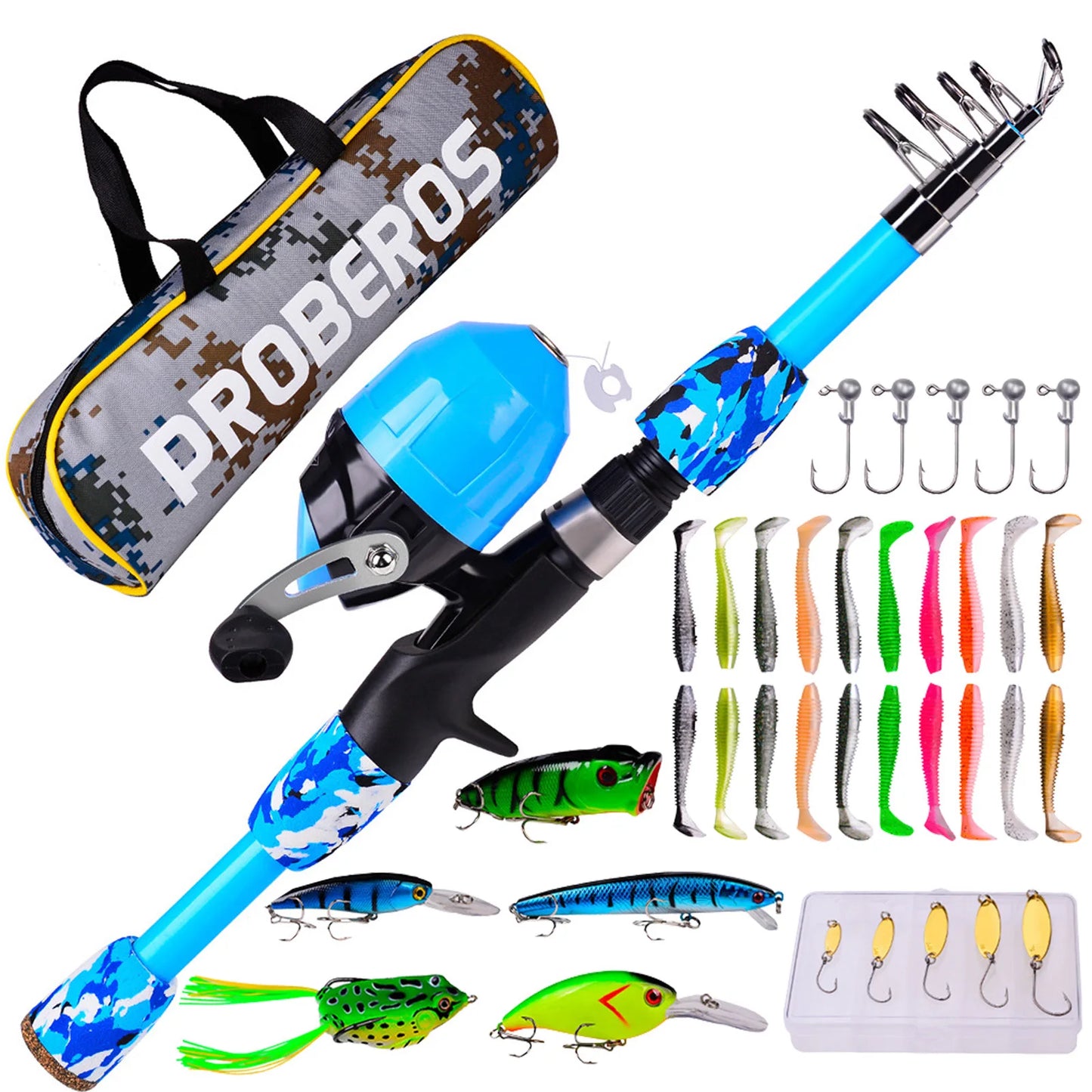 Kids Fishing Pole Set