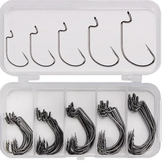 Sea Fishing Box Mustad Offset Hook