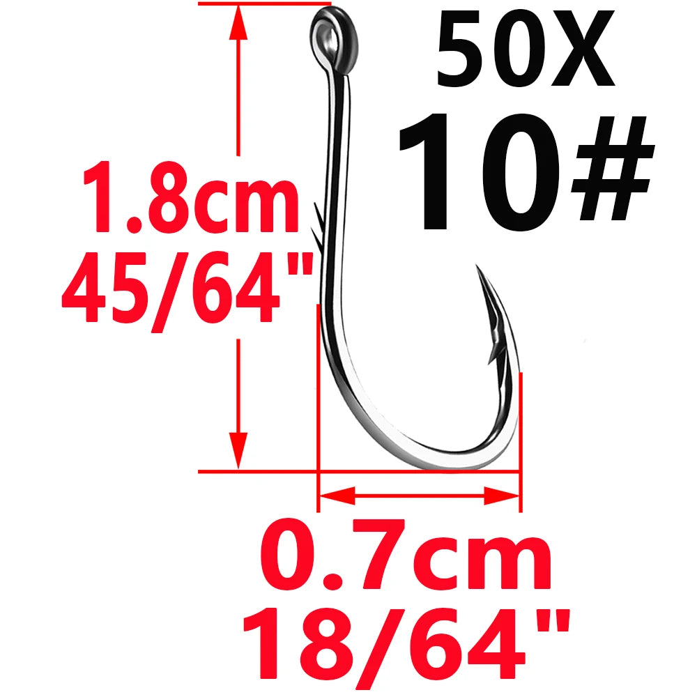 Circle Carp Eyed Fishing Hook