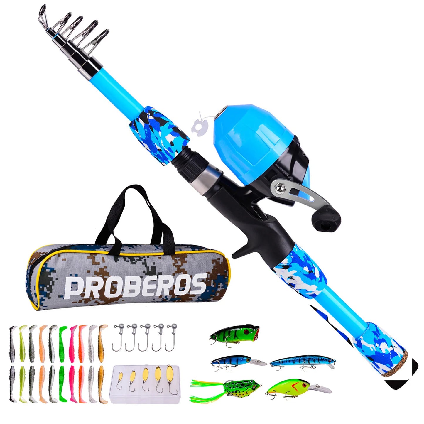 Kids Fishing Pole Set