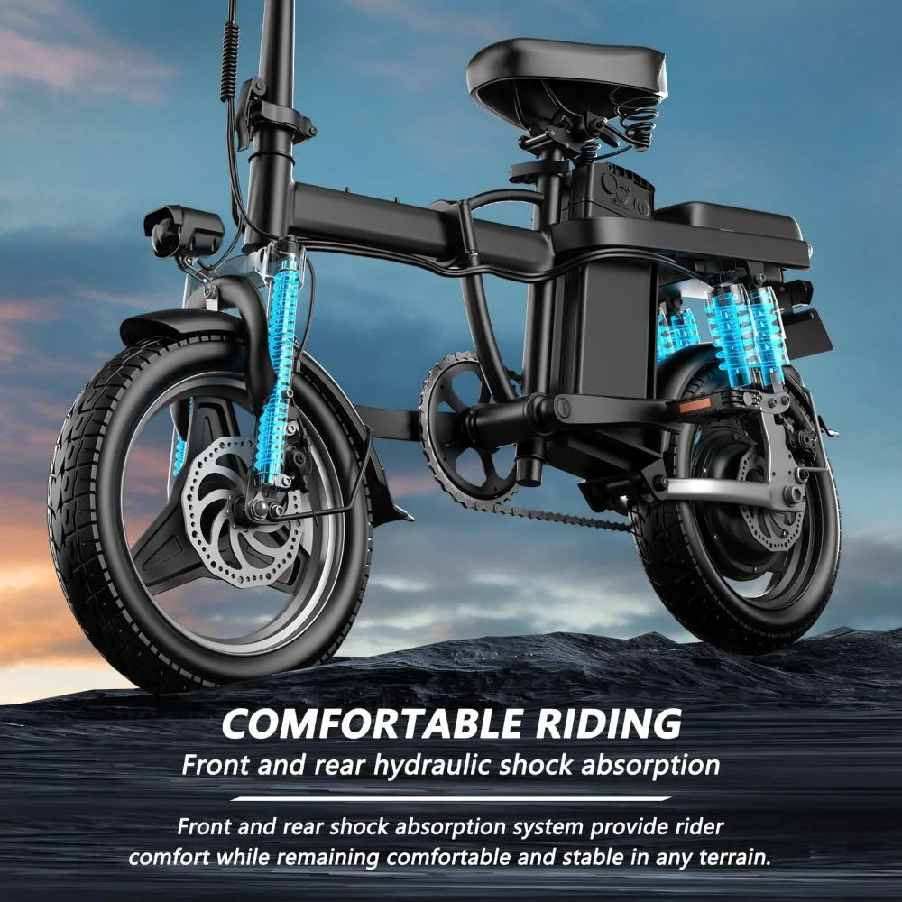 Electric Bike for Adults, Folding 500W Motor