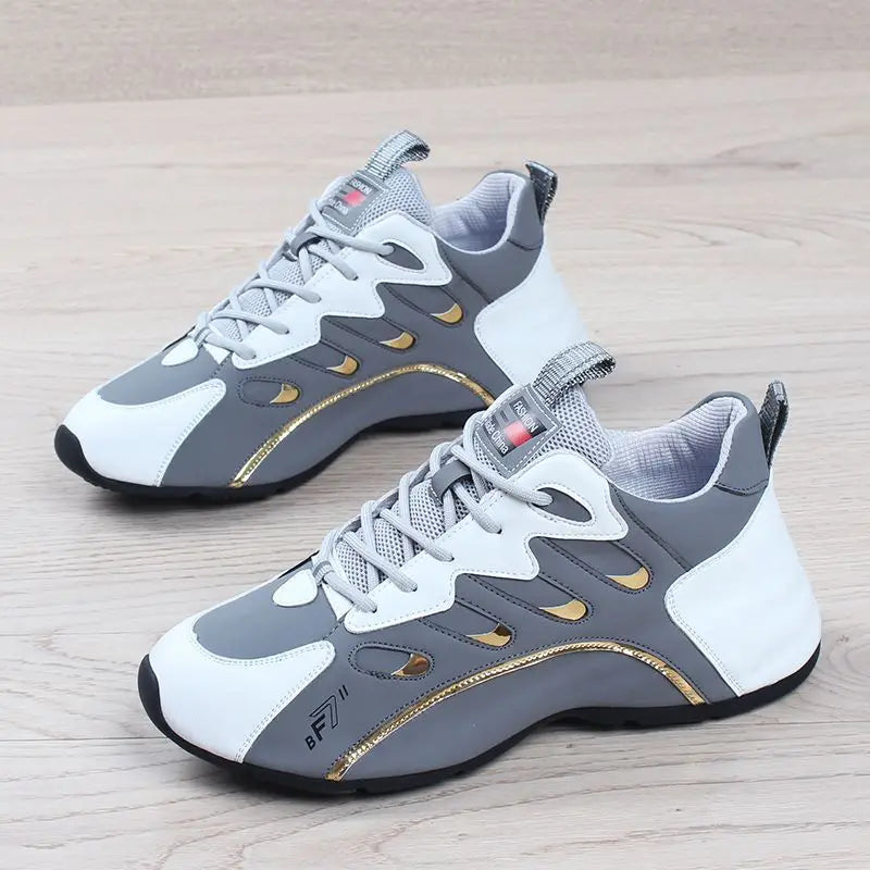 High Quality Soft Leather Sneakers