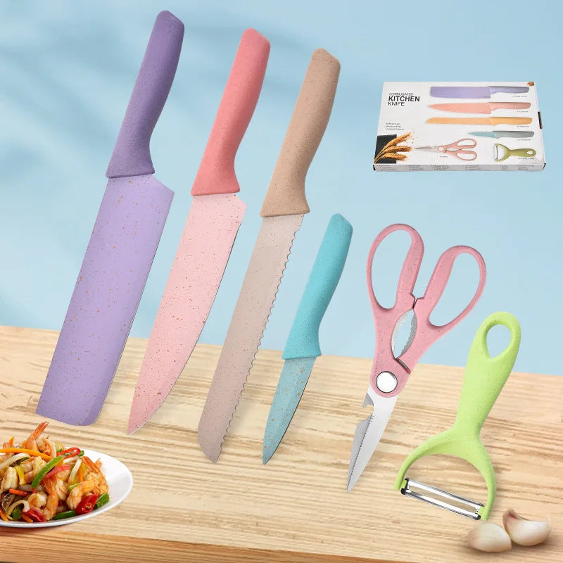 Colorful Kitchen Knife Set