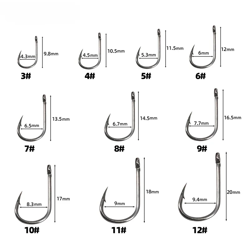 Carbon Steel Fishing Hooks