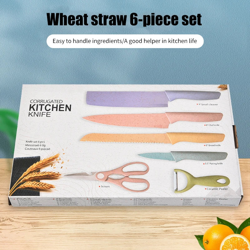 Colorful Kitchen Knife Set