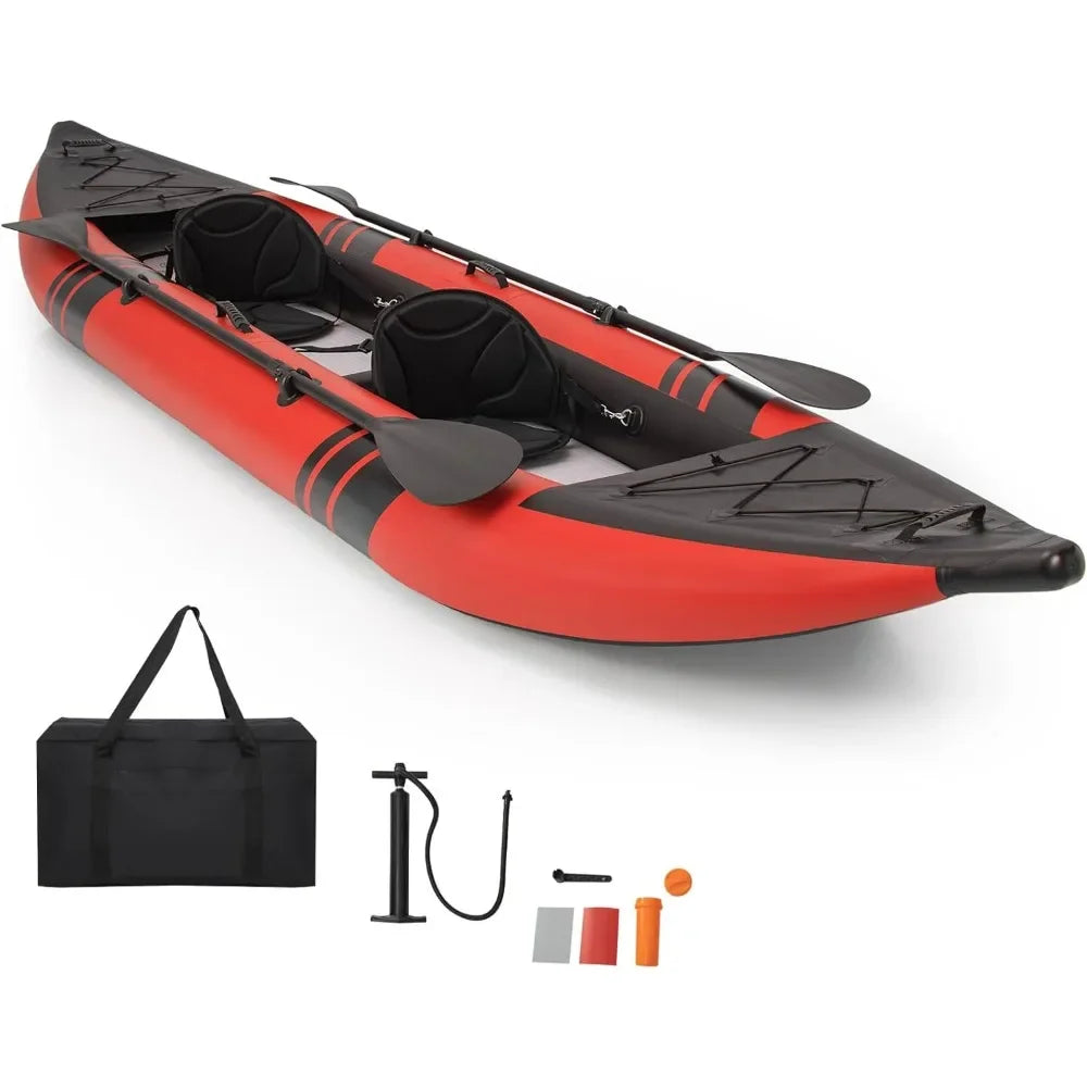 Tandem Kayak with 2 Aluminum Paddles