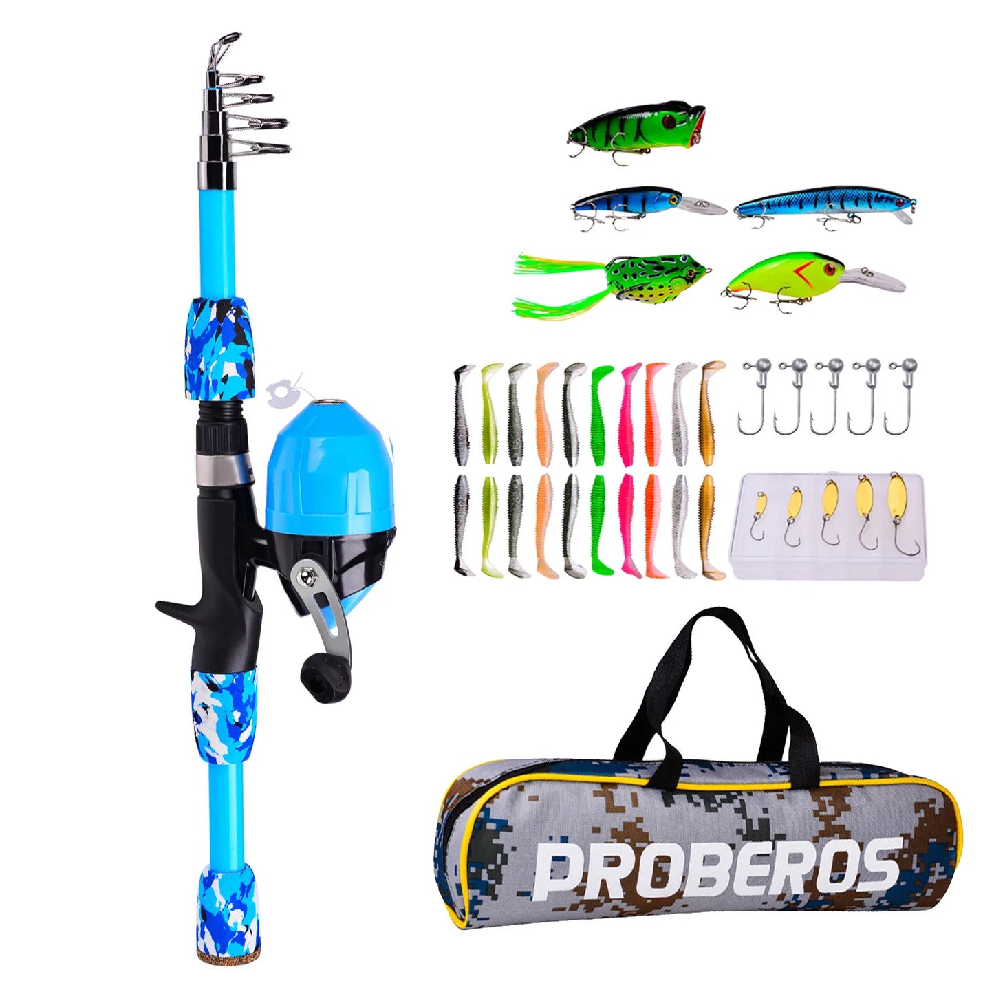 Kids Fishing Pole Set