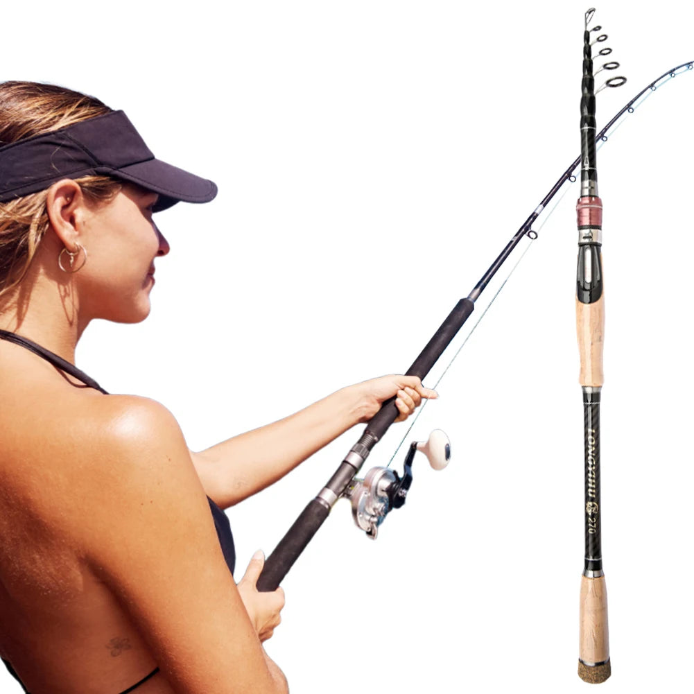 Telescopic Fishing Rod Carbon Fiber