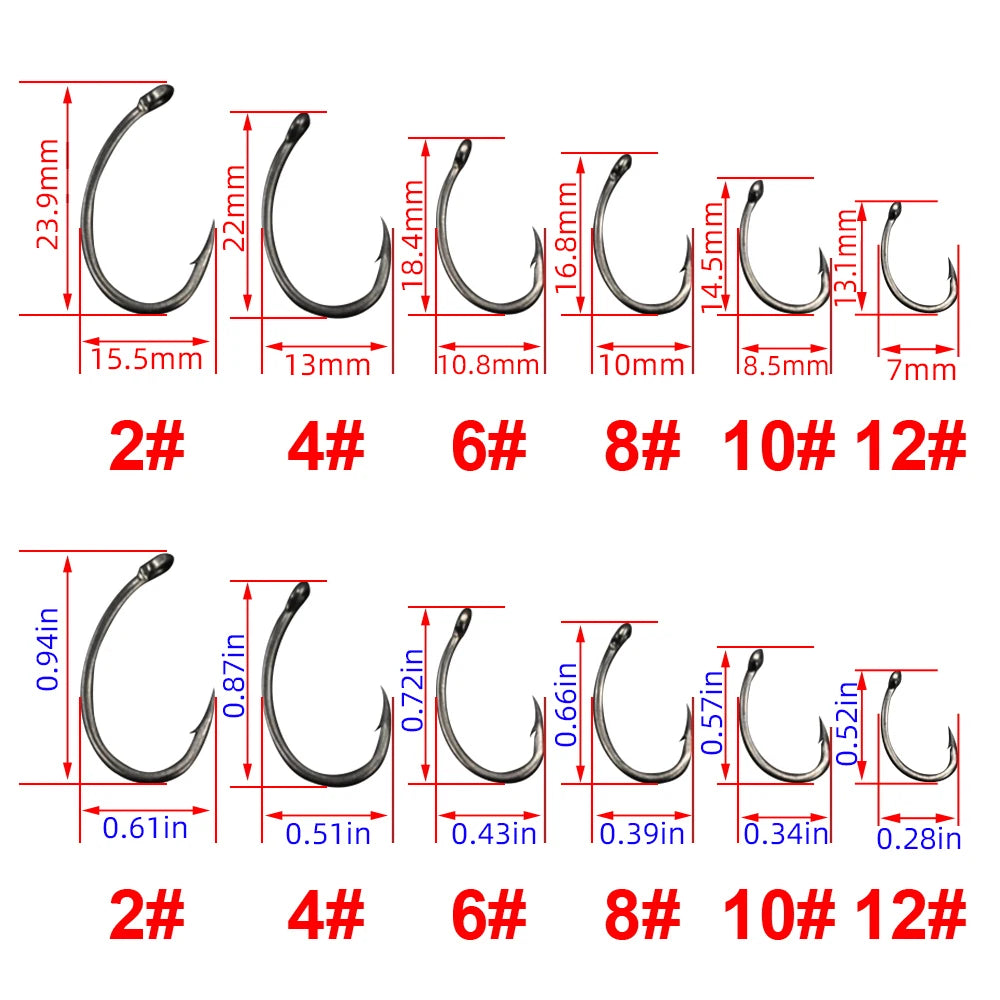 Coating High Carbon Stainless Steel Barbed hooks