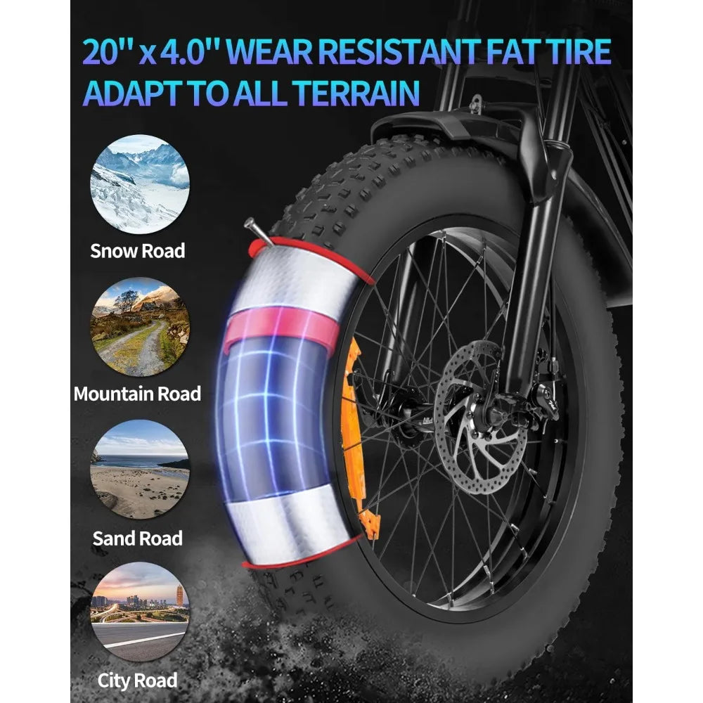 Electric Bike Fat Tire Dirt Bike