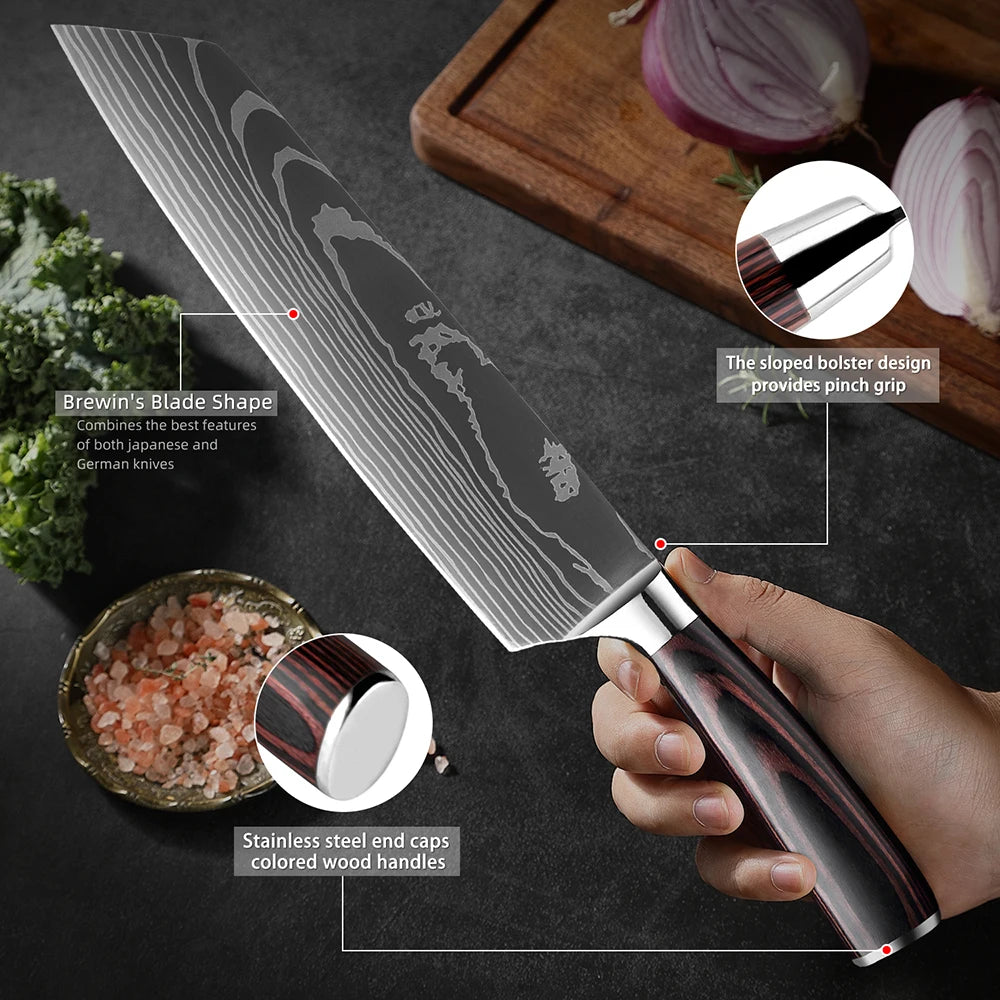 Kitchen Knife Set Stainless Steel