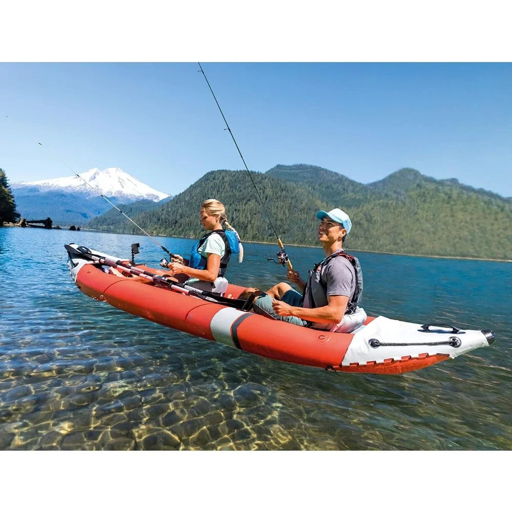 Inflatable Kayak with Deluxe 86in Kayak Paddles