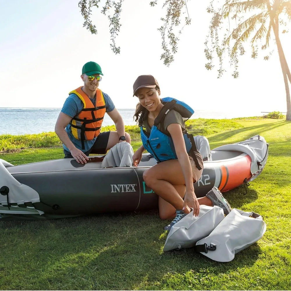 2 Person Inflatable Vinyl Kayak