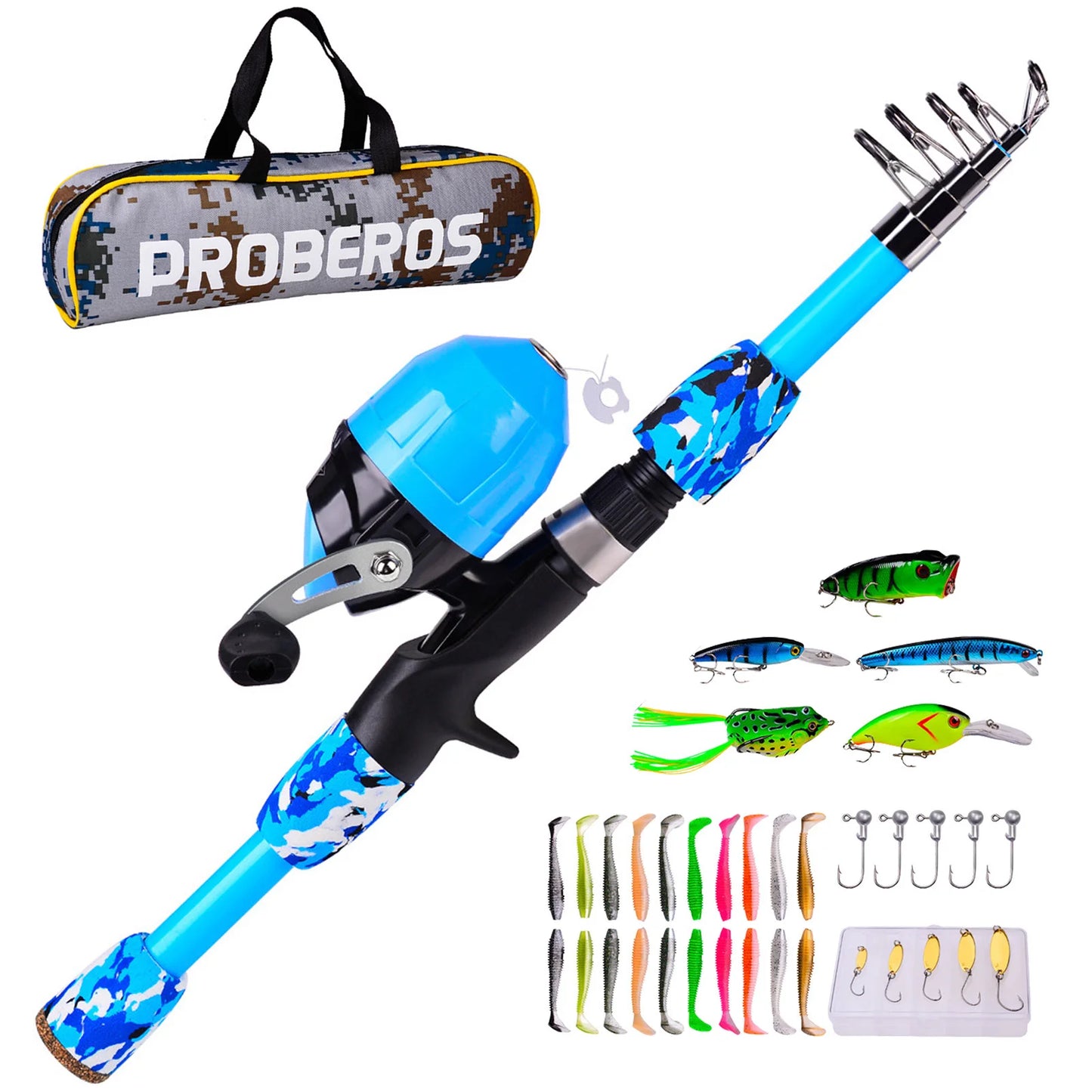 Kids Fishing Pole Set