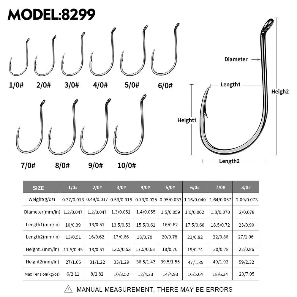 Barbed Fishing Hook For Salt Water