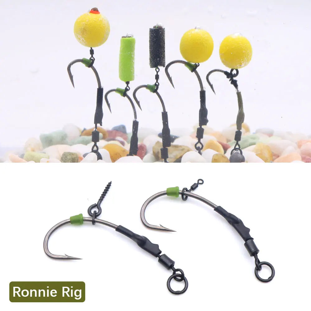 Barbed Fishing Hooks With Pop Up Boilie