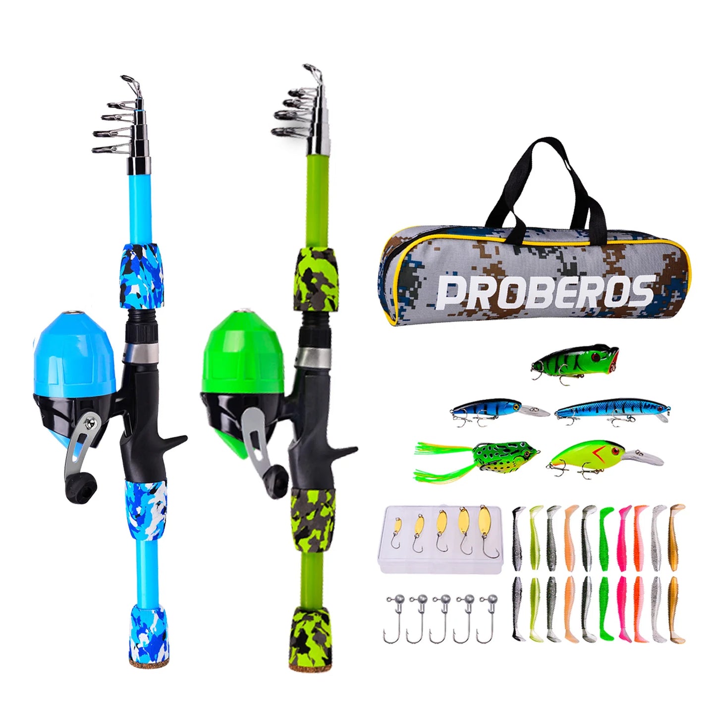 Kids Fishing Pole Set